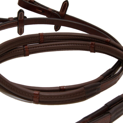 ThinLine English Reins Non Slip Brown