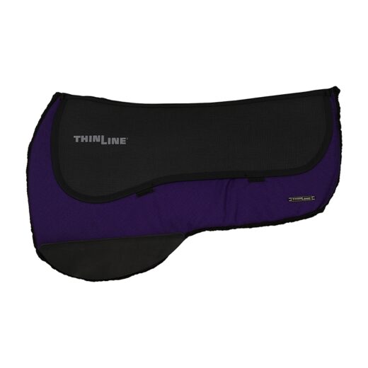 ThinLine Western Ranch Saddle Pad Purple Round Skirt