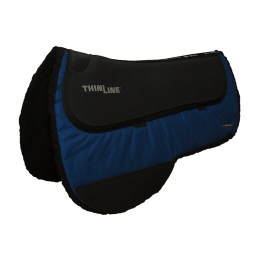 ThinLine Western Ranch Saddle Pad Royal Blue Round Skirt